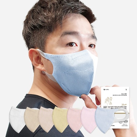 [프리미엄 라이트] 시노텍스  컬러 골라담기(10매) 숨쉬기 편한 새부리형 마스크